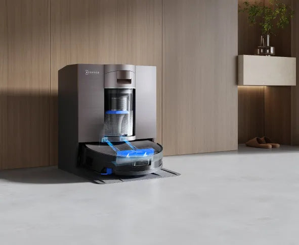 DEEBOT X11 OmniCyclone Bagless Robot Vacuum & Mop (Strong Suction, Self-Empty, AI)