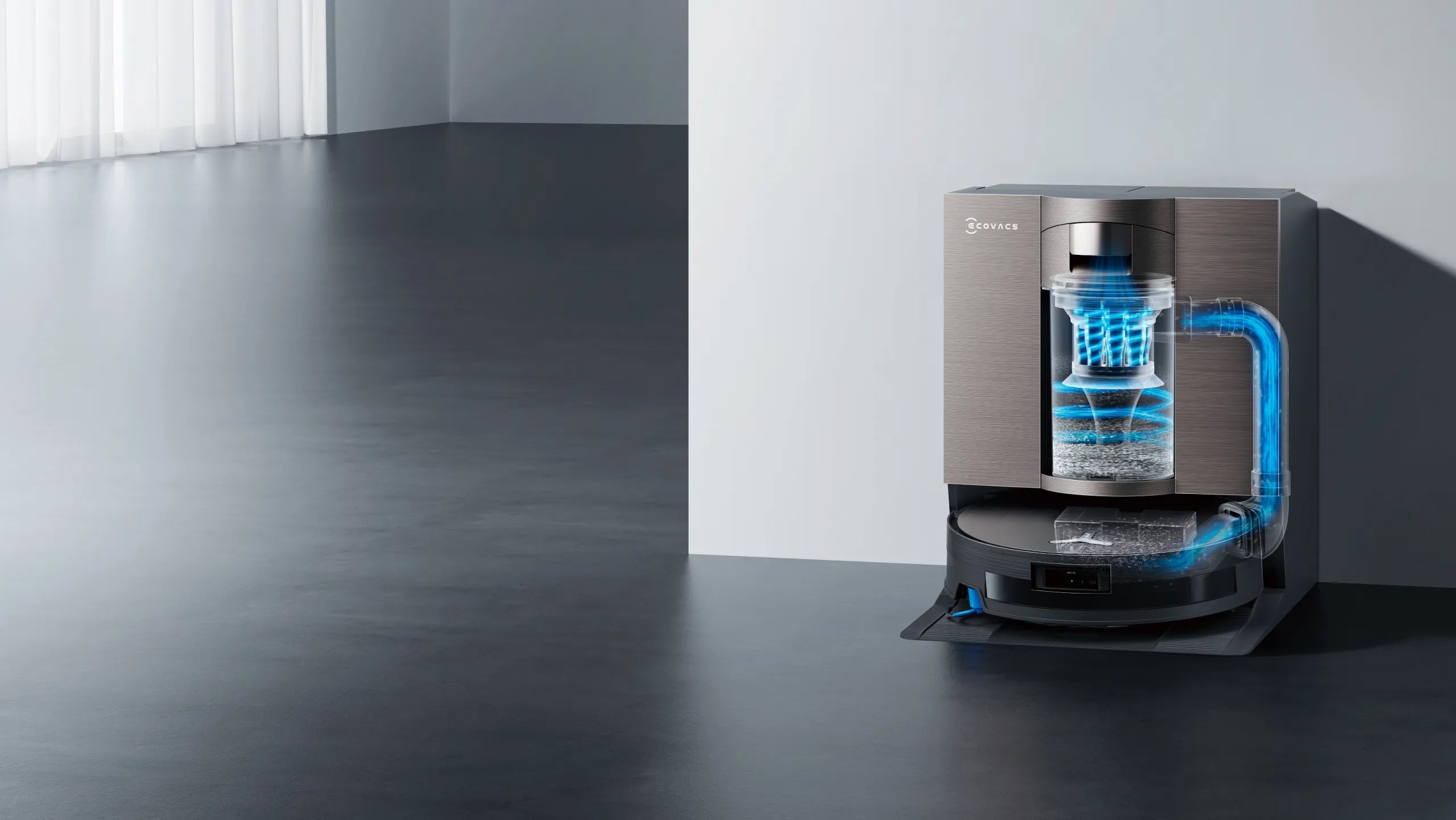 DEEBOT X11 OmniCyclone Bagless Robot Vacuum & Mop (Strong Suction, Self-Empty, AI)