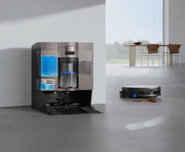 DEEBOT X11 OmniCyclone Bagless Robot Vacuum & Mop (Strong Suction, Self-Empty, AI)