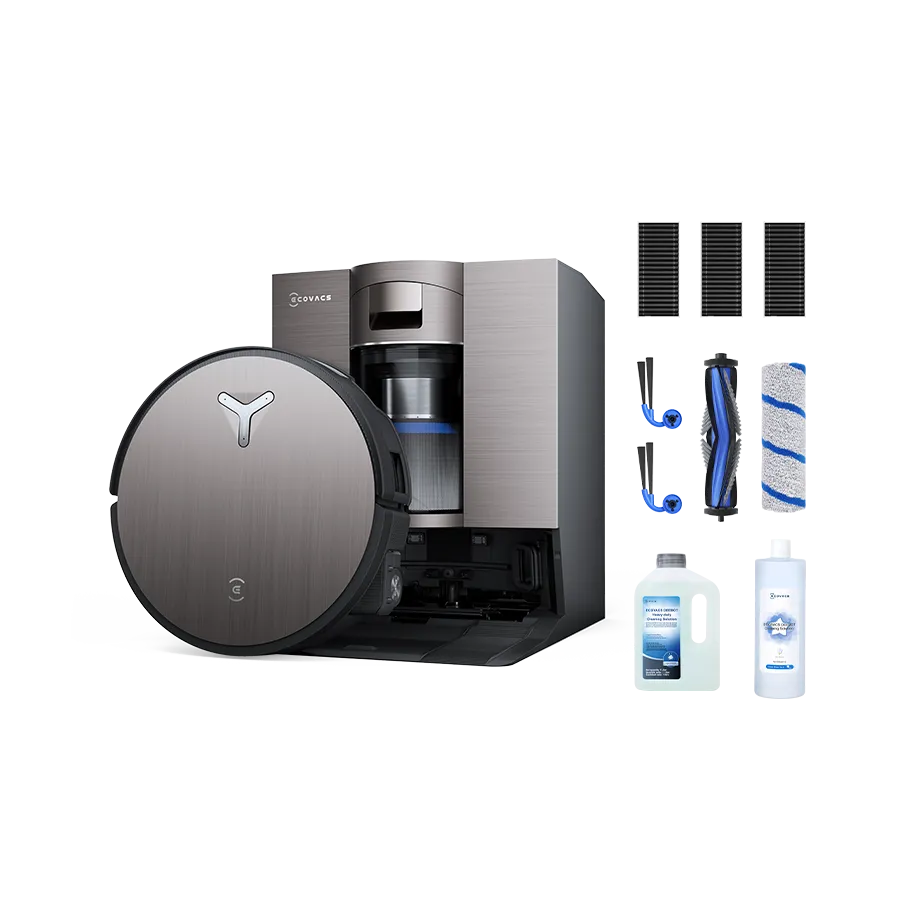 DEEBOT X11 OmniCyclone Bagless Robot Vacuum & Mop (Strong Suction, Self-Empty, AI)