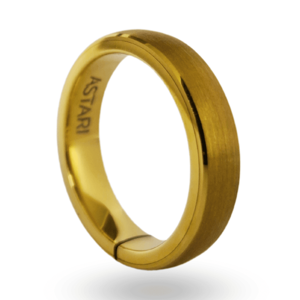 Bague de paiement sans contact en métal doré | Atlantis