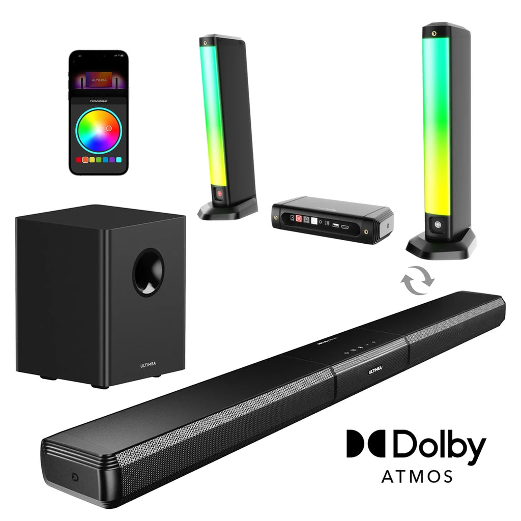 ULTIMEA Apollo S80 5.1 Lighting Sound Bar with Dolby Atmos