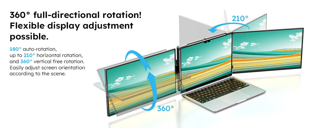 DOPESPLAY Full HD 15.6" Portable Monitor and Laptop Screen Extender