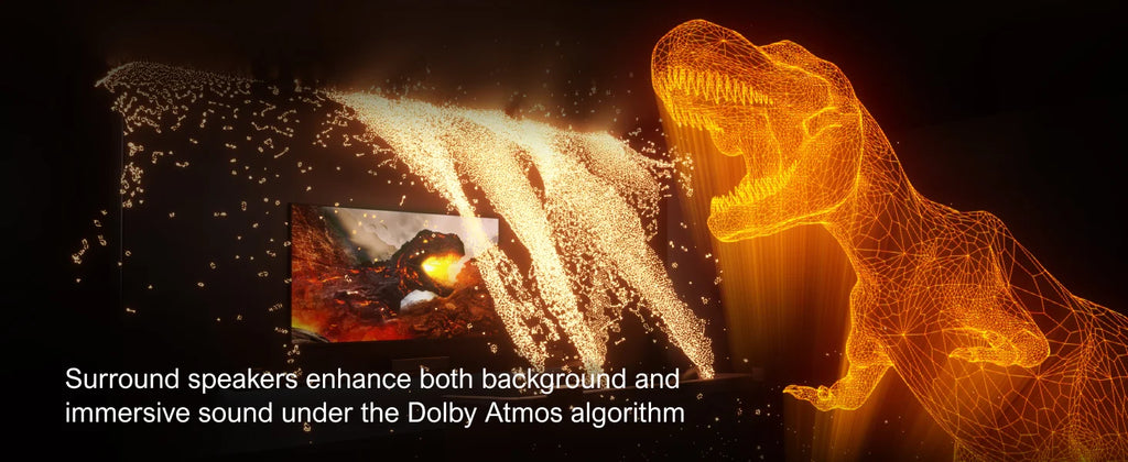 ULTIMEA Poseidon D80 7.1 Wireless Sound Bar with Dolby Atmos