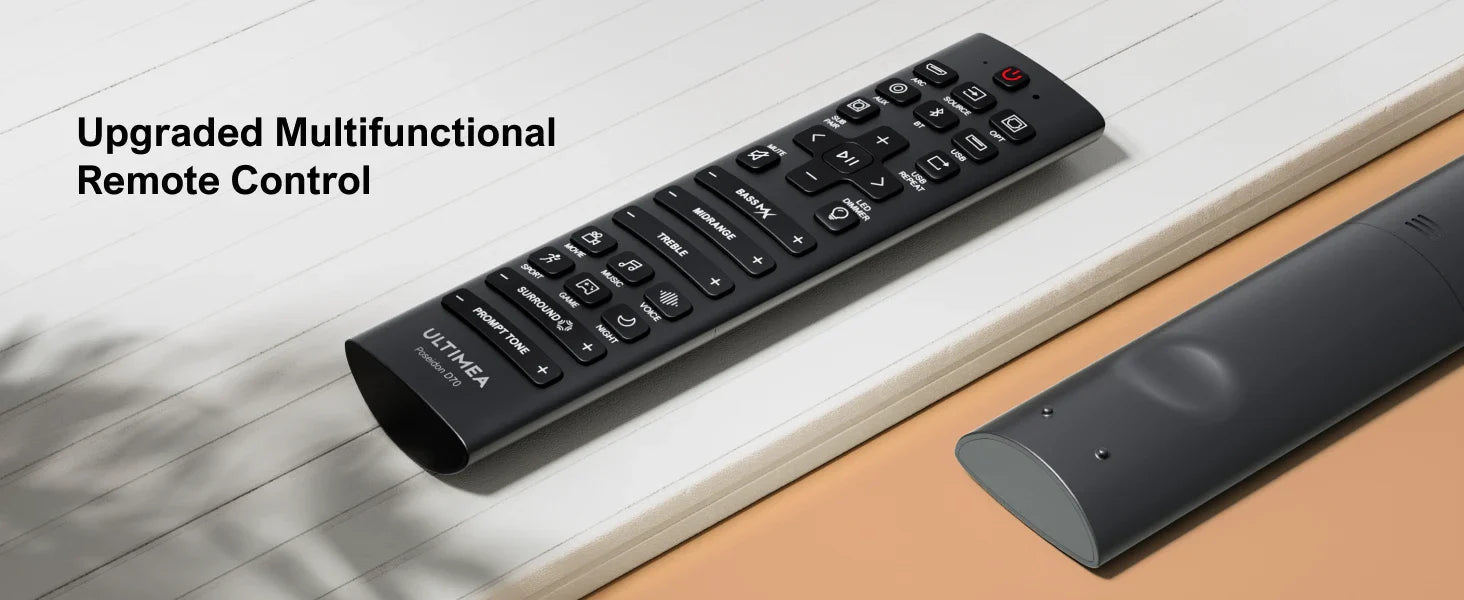 ULTIMEA Poseidon D70 7.1 Wireless Sound Bar with Dolby Atmos