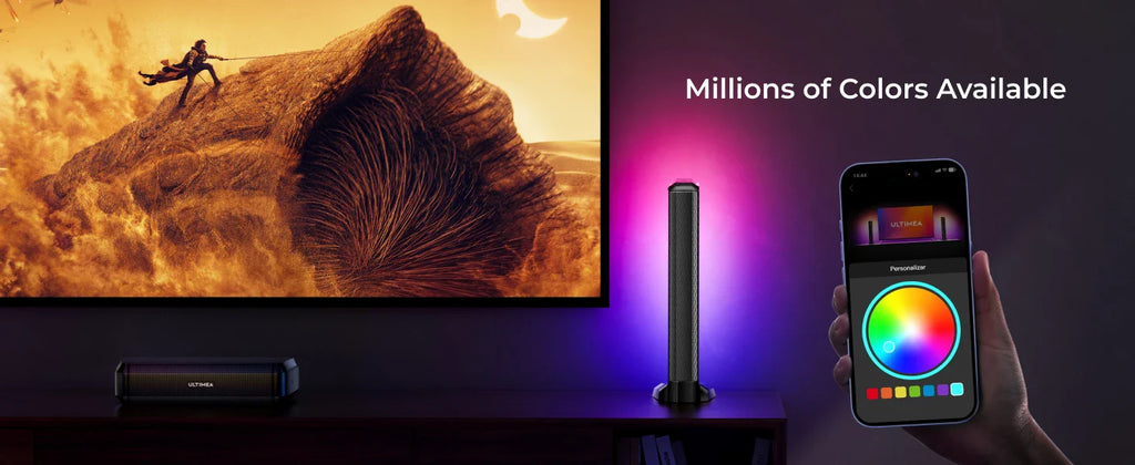 ULTIMEA Apollo S80 5.1 Lighting Sound Bar with Dolby Atmos