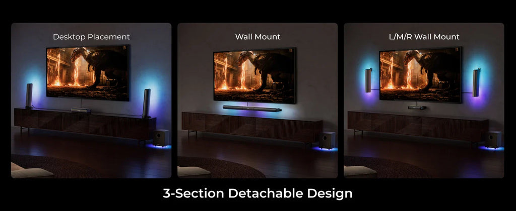 ULTIMEA Apollo S80 5.1 Lighting Sound Bar with Dolby Atmos