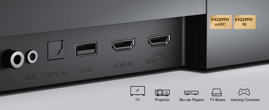 ULTIMEA Poseidon D80 7.1 Wireless Sound Bar with Dolby Atmos