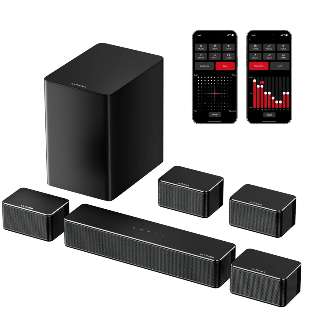 ULTIMEA Poseidon D70 7.1 Wireless Sound Bar with Dolby Atmos