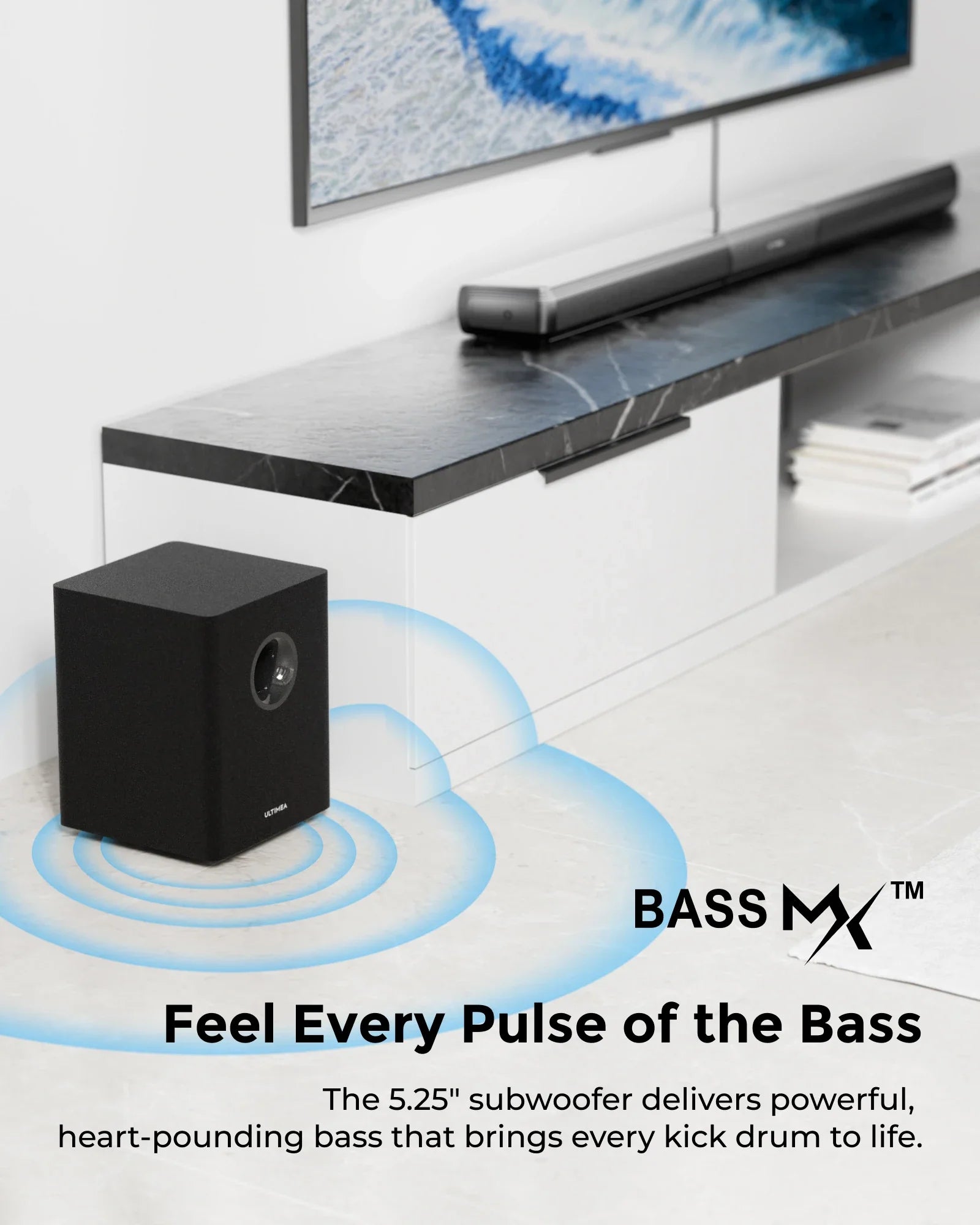 ULTIMEA Apollo S80 5.1 Lighting Sound Bar with Dolby Atmos