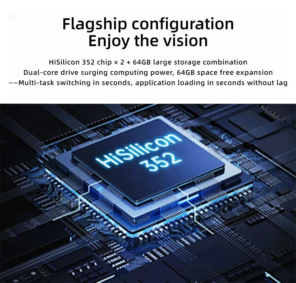 HORLAT 35000 Lumens 4K Smart Home Cinema Projector & Stand