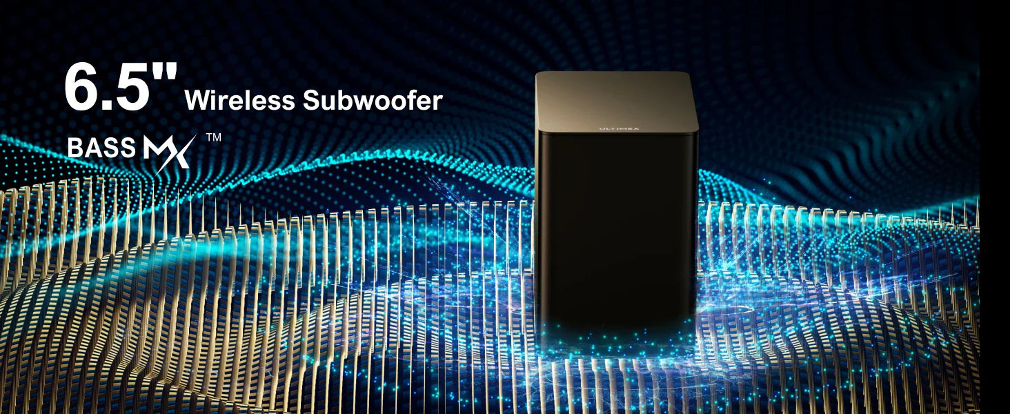 ULTIMEA Poseidon D70 7.1 Wireless Sound Bar with Dolby Atmos