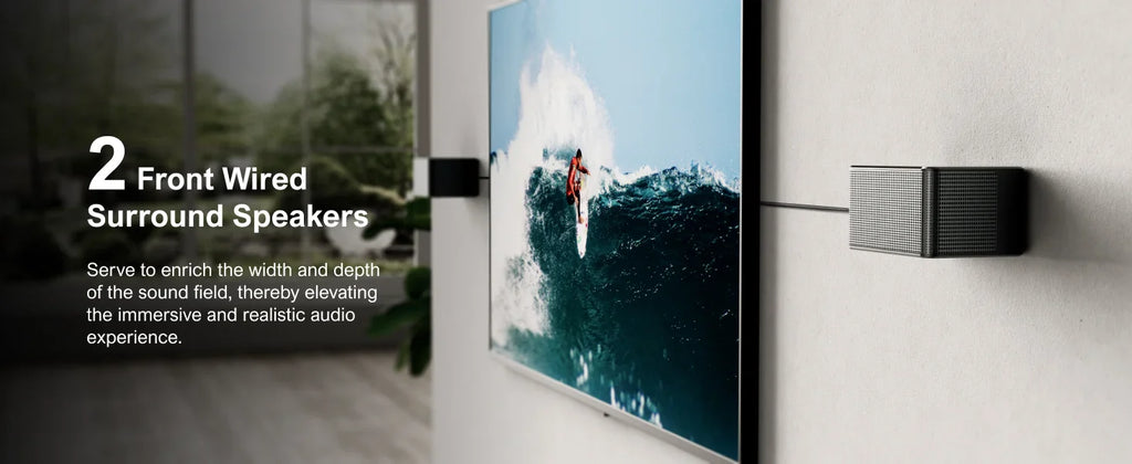 ULTIMEA Poseidon D80 7.1 Wireless Sound Bar with Dolby Atmos