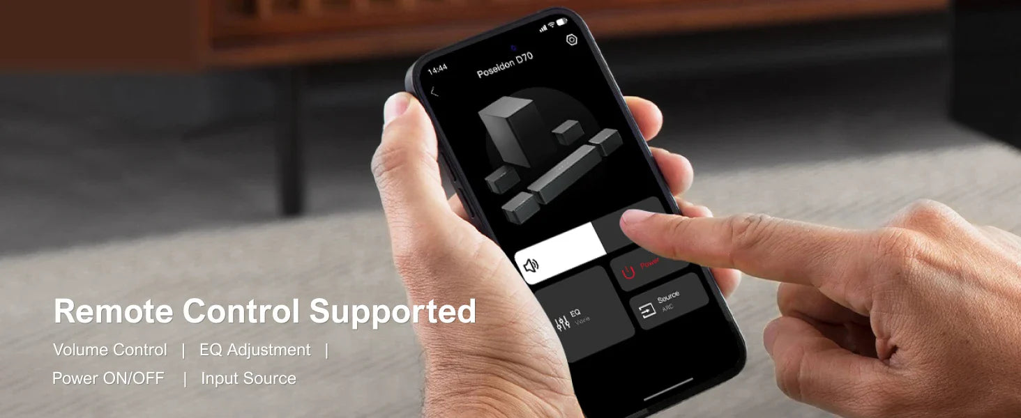 ULTIMEA Poseidon D70 7.1 Wireless Sound Bar with Dolby Atmos