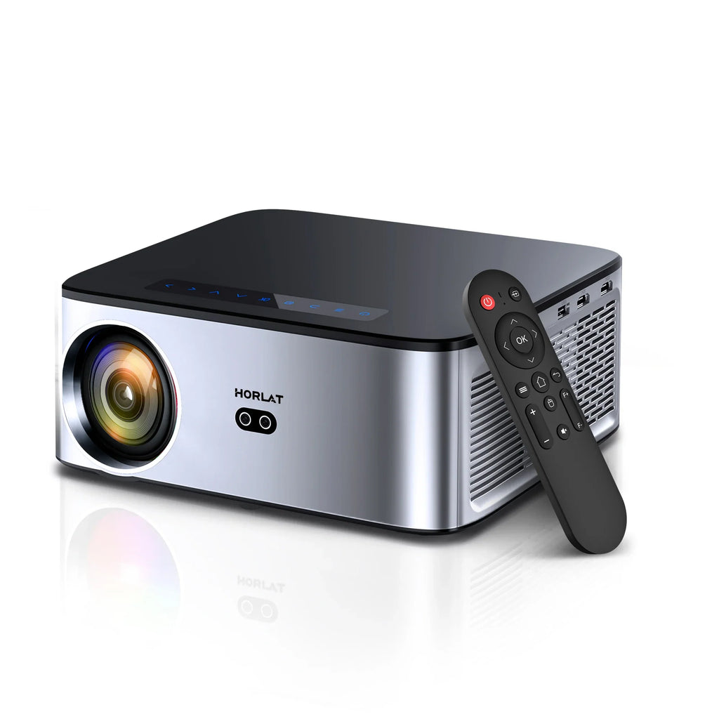 HORLAT 35000 Lumens 4K Smart Home Cinema Projector & Stand