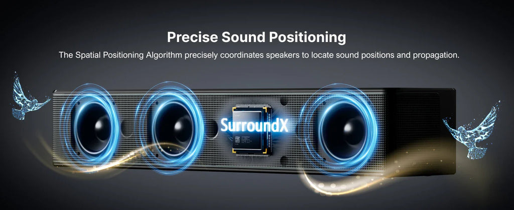 ULTIMEA Poseidon D70 7.1 Wireless Sound Bar with Dolby Atmos