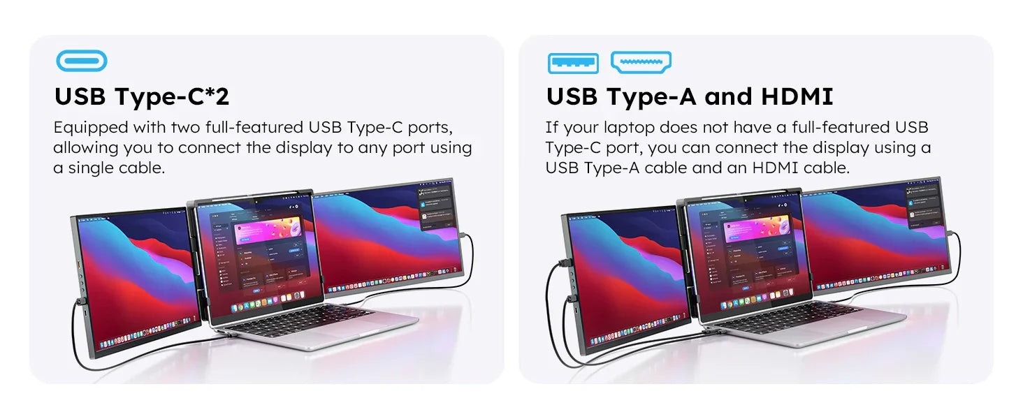 DOPESPLAY Full HD 15.6" Portable Monitor and Laptop Screen Extender