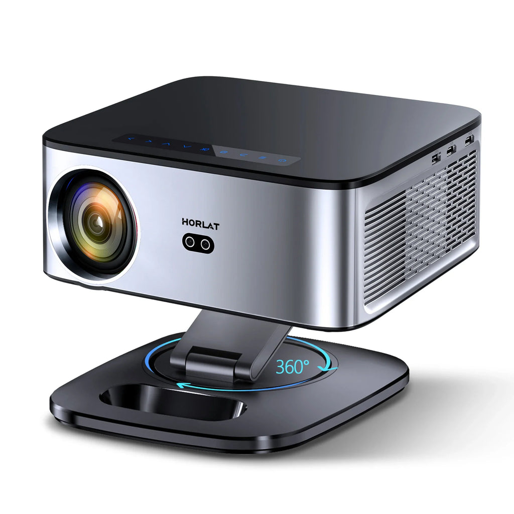 HORLAT 35000 Lumens 4K Smart Home Cinema Projector & Stand