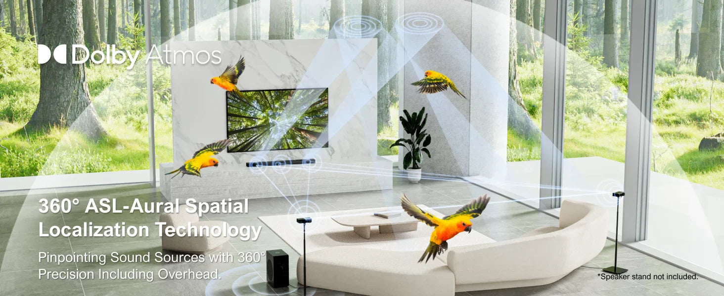 ULTIMEA Nova S80 5.1.2 Wireless Sound Bar with Dolby Atmos