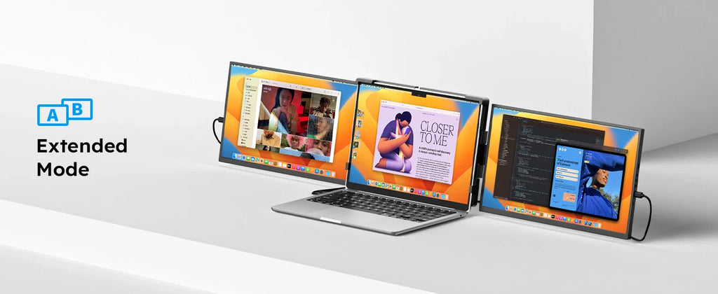 DOPESPLAY Full HD 15.6" Portable Monitor and Laptop Screen Extender