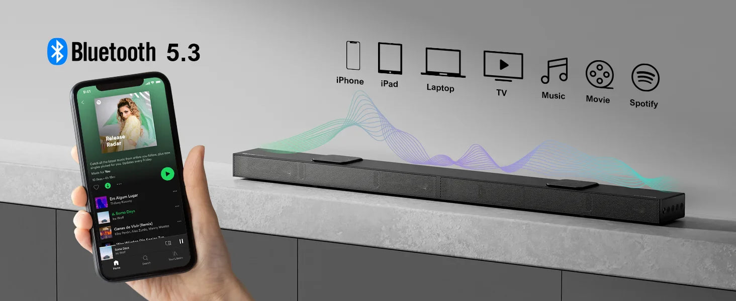 ULTIMEA Nova S80 5.1.2 Wireless Sound Bar with Dolby Atmos