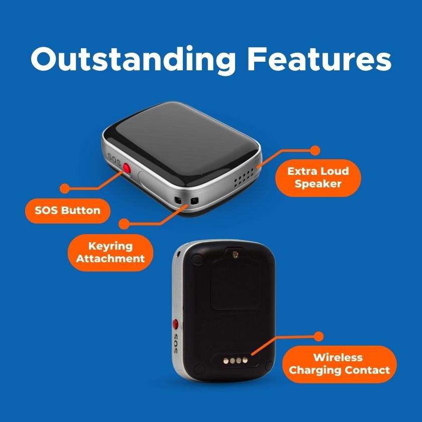GPS Tracker Keyring for Dementia & Elderly Safety